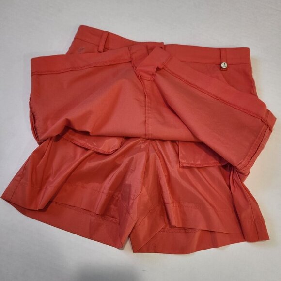 Golfino Golf Skort Womens 6 Coral Stretch Performance Brief Active Outdoor Bold - Picture 4 of 11